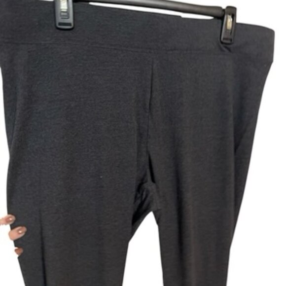 * ❤️NWT DARK GRAY MID-RISE LEGGINGS XLARGE/TALL - Picture 2 of 5